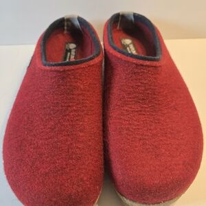 Haflinger Wool Shoes Red Size 42